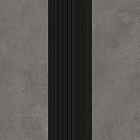 Линолеум Forbo Sarlon Complete Step 637299 cement medium grey, nose black.jpg  | FLOORDEALER